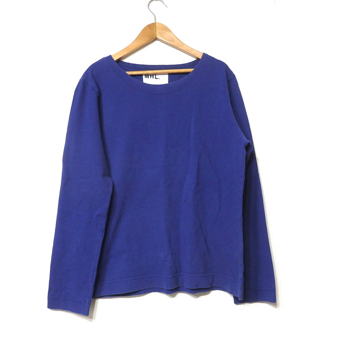 マーガレットハウエル MHLTシャツ/サイズ2 長袖 バスクシャツ マーガレットハウエル MHLTシャツ/サイズ2 長袖 バスクシャツ