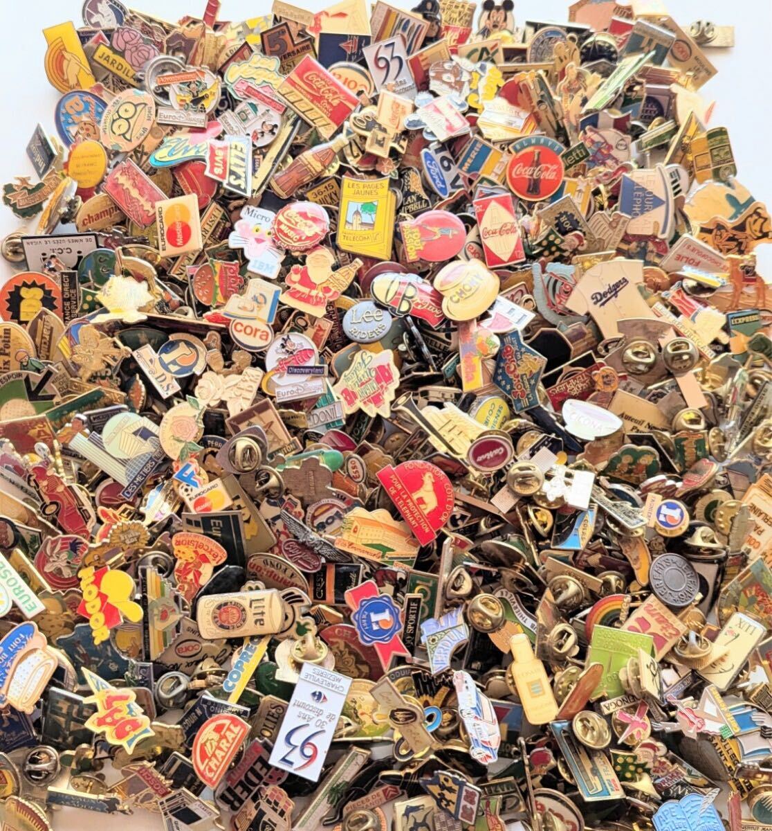 超大量500個セット☆フランス ピンズ ピンバッジ☆コカコーラ 超大量500個セット☆フランス ピンズ ピンバッジ☆コカコーラ