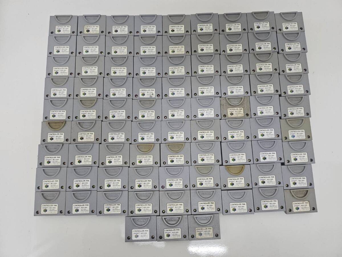 ニンテンドー64 コントローラーパック NUS-004 84個セット N64 ニンテンドー64 コントローラーパック NUS-004 84個セット N64