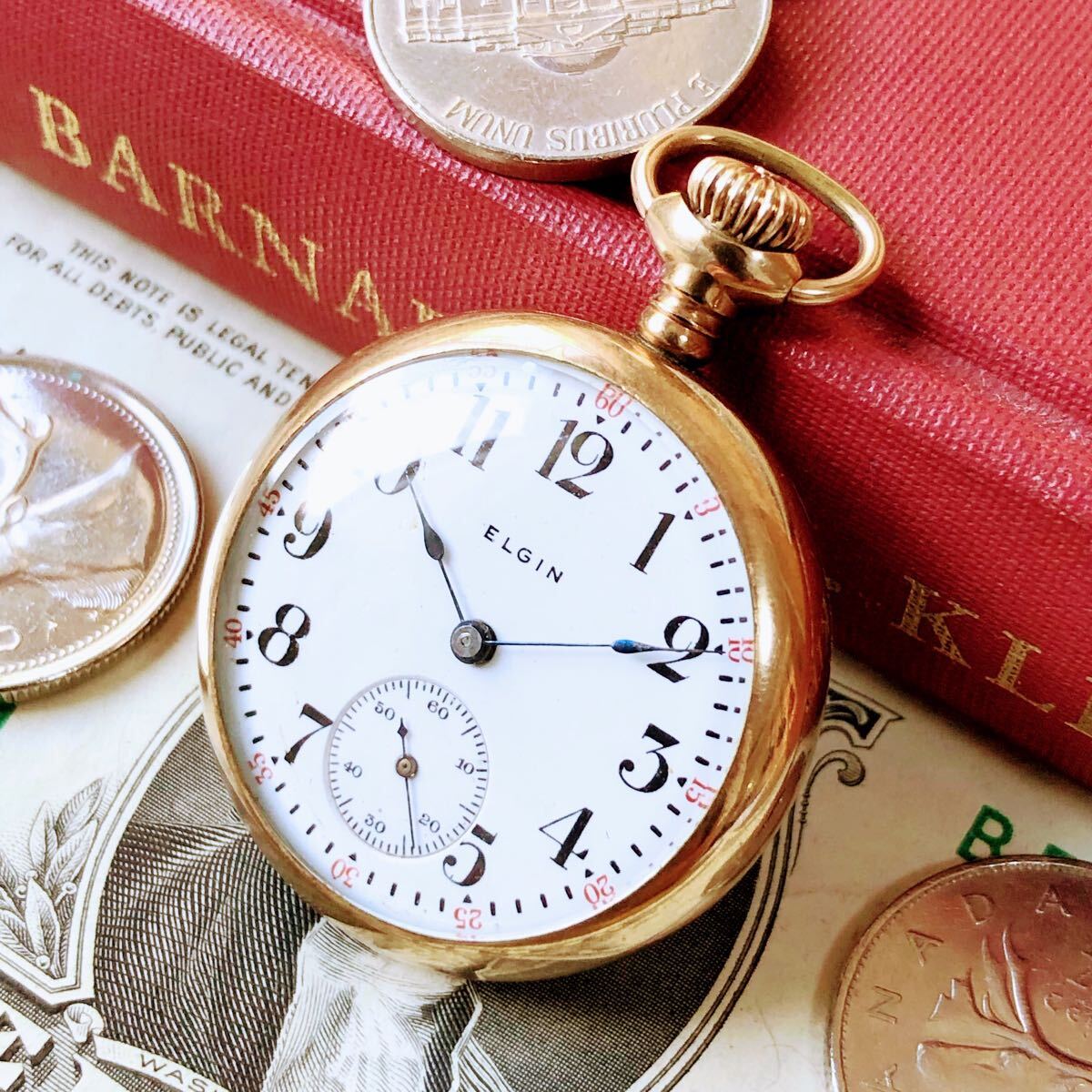 3602【シックでお洒落】懐中時計 エルジン ELGIN 機械式 手巻き 3602【シックでお洒落】懐中時計 エルジン ELGIN 機械式 手巻き