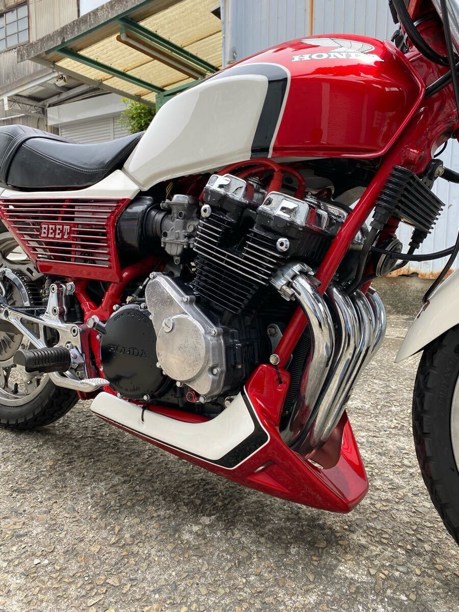 売り切り】CBX400F アンダーカウル Jスペシャル塗装 1型 赤白 売り切り】CBX400F アンダーカウル Jスペシャル塗装 1型 赤白