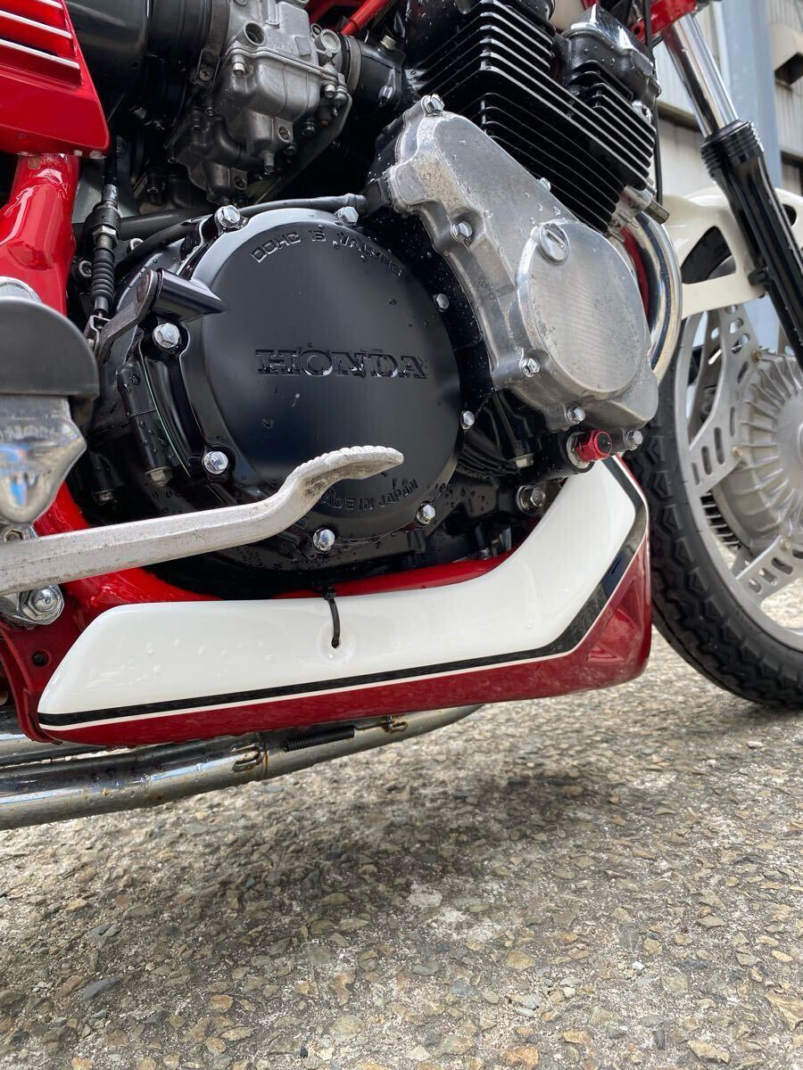 売り切り】CBX400F アンダーカウル Jスペシャル塗装 1型 赤白 売り切り】CBX400F アンダーカウル Jスペシャル塗装 1型 赤白