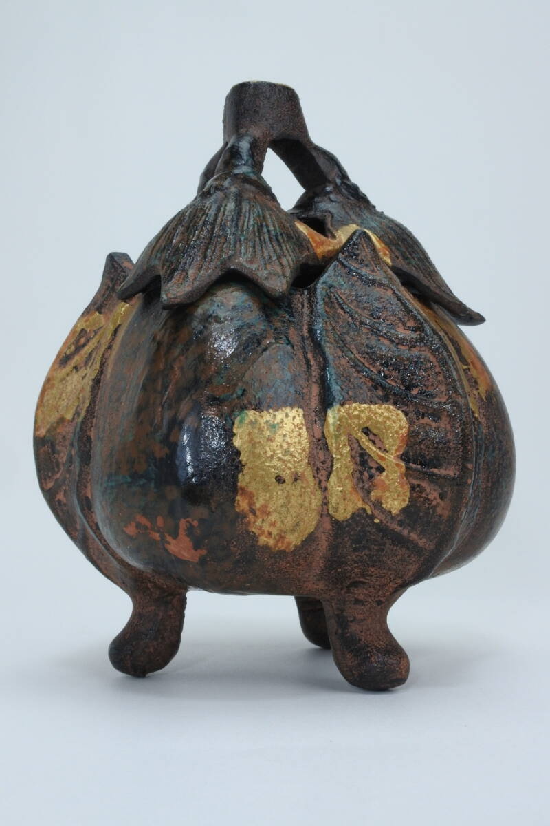 皇室特別記念品 ＊ 天皇陛下菊御紋入青銅香炉 未使用 保管