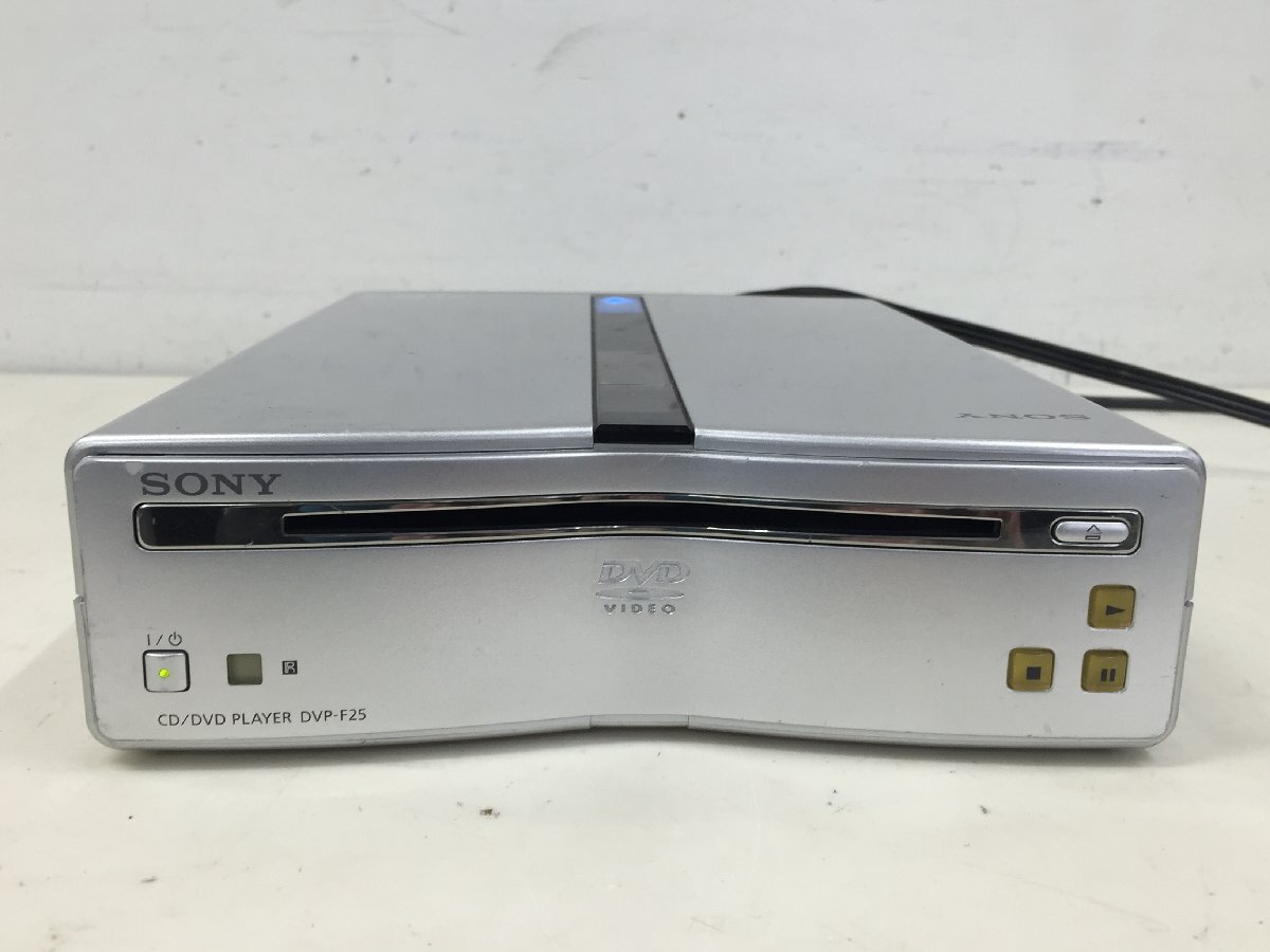SONY ソニー CD/DVDプレーヤー DVP-F25 　通電のみ確認(rèn)　中古品 　(管：2C2-M）
