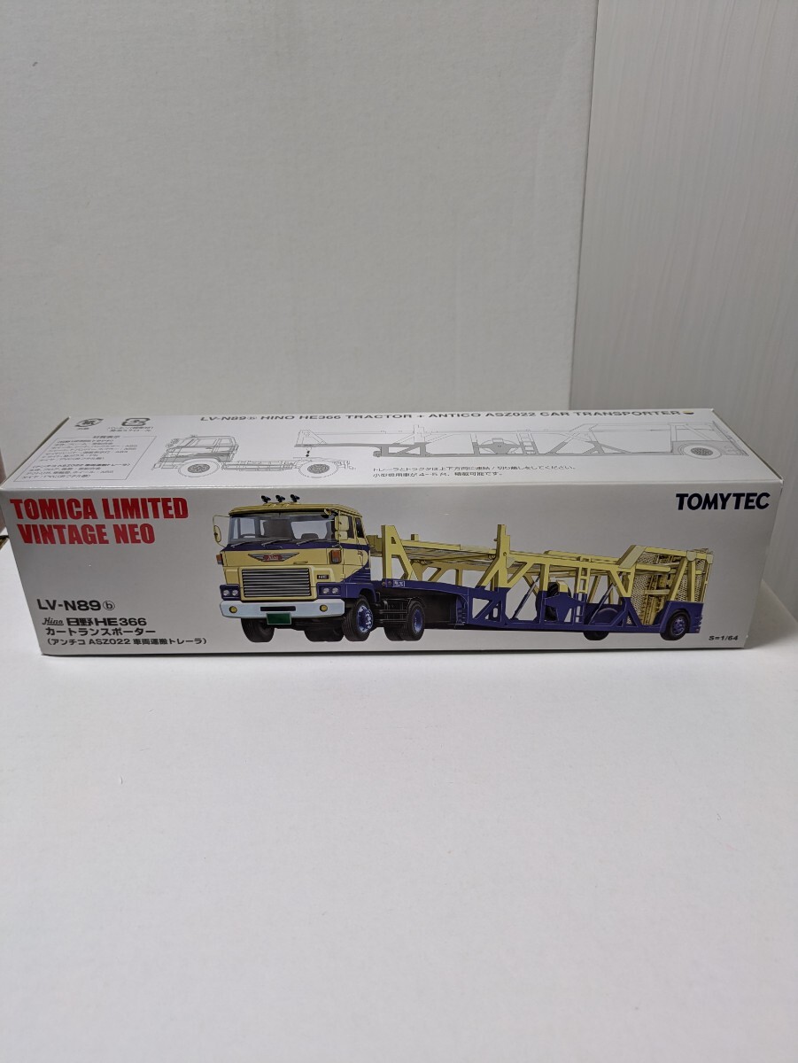 トミーテック TOMICA LIMITED VINTAGE NEO LV-N89b 日野HE366 トミーテック TOMICA LIMITED VINTAGE NEO LV-N89b 日野HE366