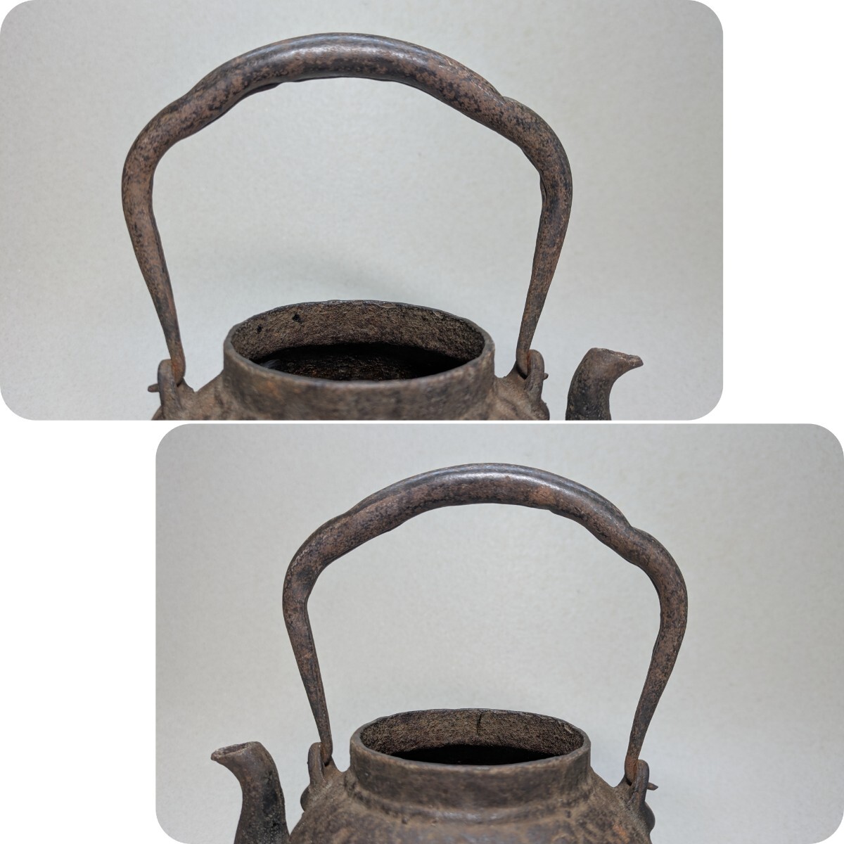 古鉄瓶 龍文堂造 岩肌 鉄瓶 古作 茶花文 煎茶道具 茶道具 湯沸 古鉄瓶 龍文堂造 岩肌 鉄瓶 古作 茶花文 煎茶道具 茶道具 湯沸