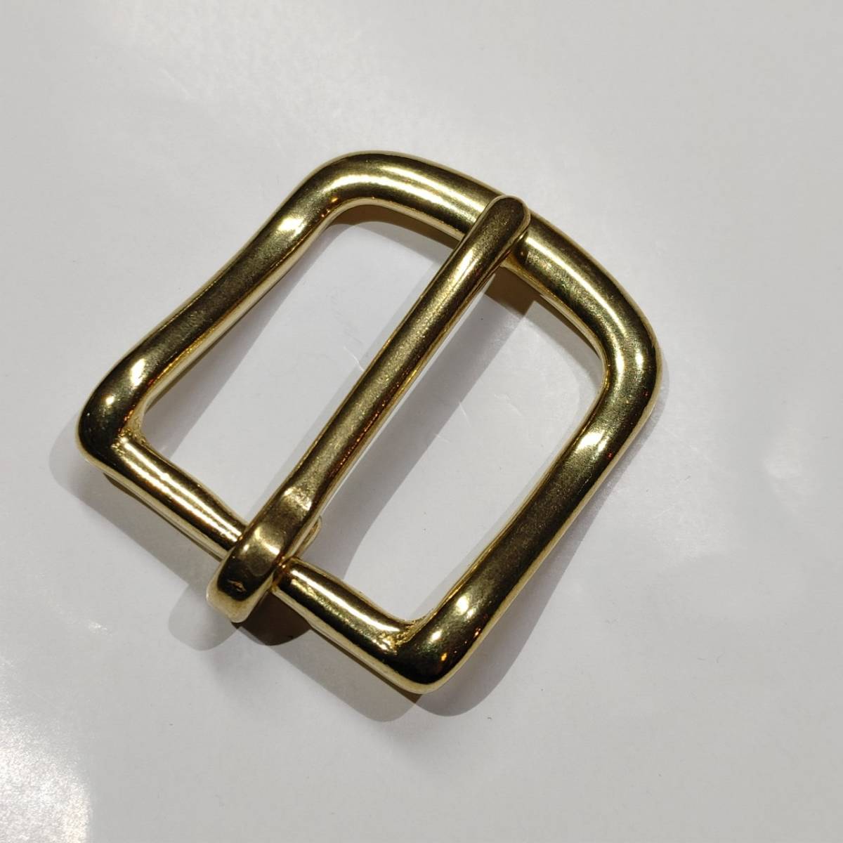 レザークラフト 真鍮金具 Brass D型バックル　內(nèi)徑32mm 　1個