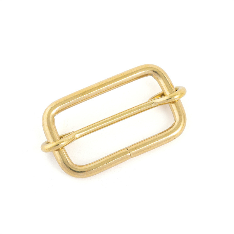 レザークラフト 真鍮金具 Brass　線カン ベルト調(diào)節(jié)具　內(nèi)徑26mm　2個 セット