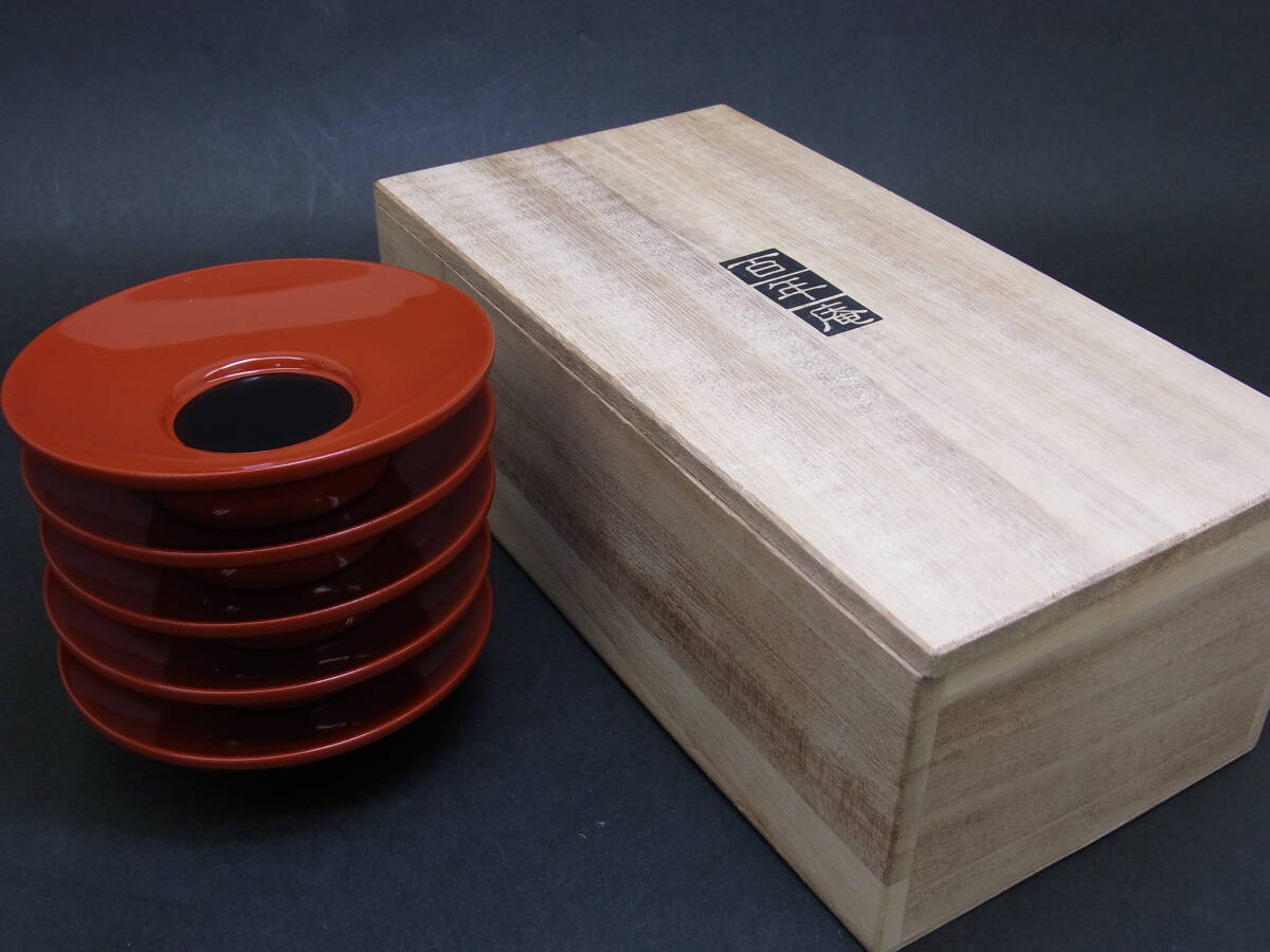 VV24) 新品 百年庵 うるみ 5客 セット 共箱 深川製磁 茶托 茶器 VV24) 新品 百年庵 うるみ 5客 セット 共箱 深川製磁 茶托 茶器