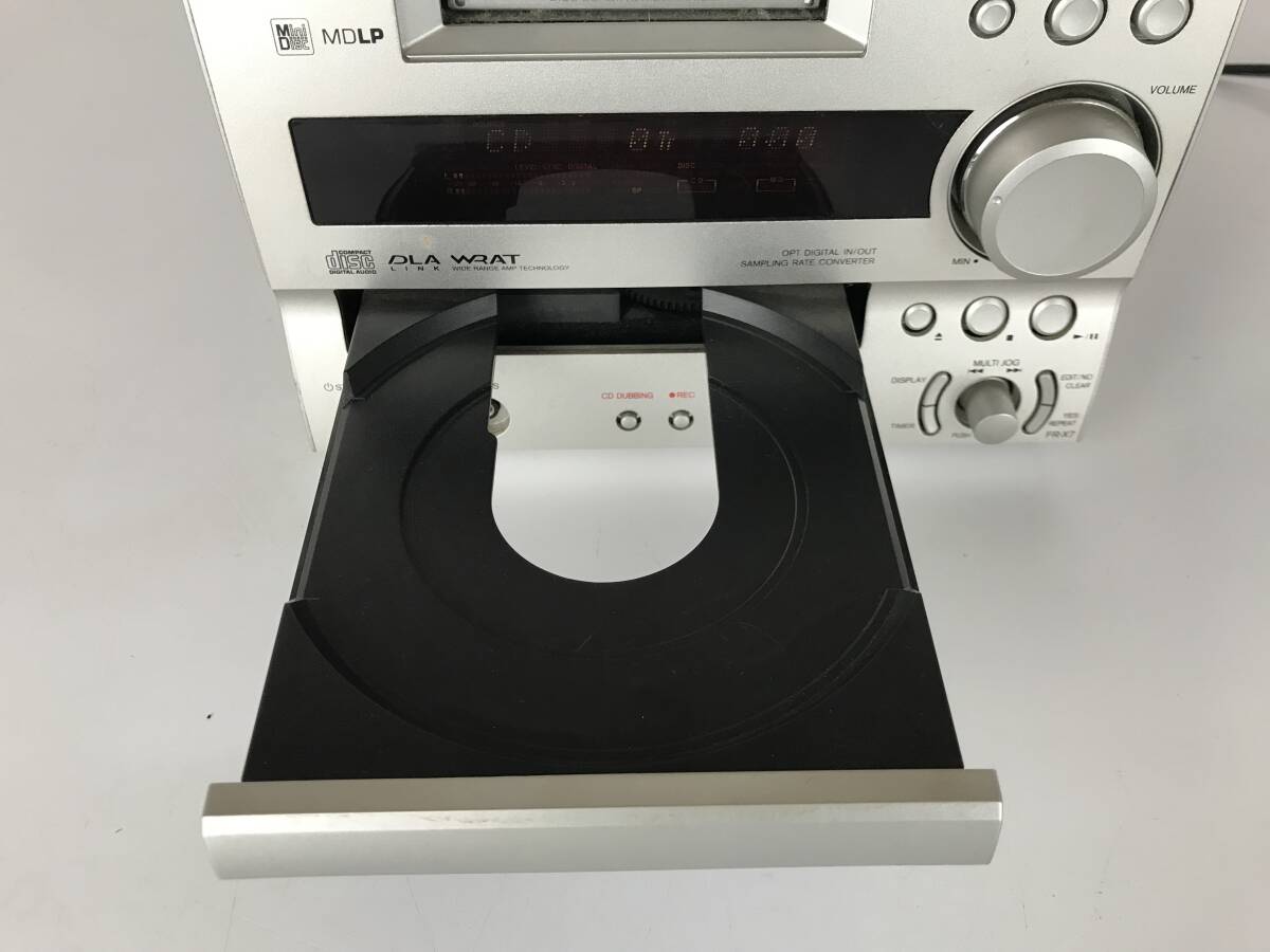 ONKYO オンキョー CD/MD コンポ FR-X7 MD再生OK オーディオ 本体 ONKYO オンキョー CD/MD コンポ FR-X7 MD再生OK オーディオ 本体