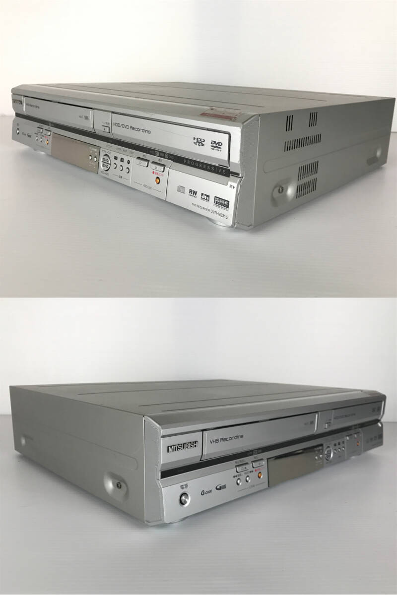 MITSUBISHI 三菱 HDD DVD VHS ビデオ一体型レコーダー DVR-HS315 MITSUBISHI 三菱 HDD DVD VHS ビデオ一体型レコーダー DVR-HS315