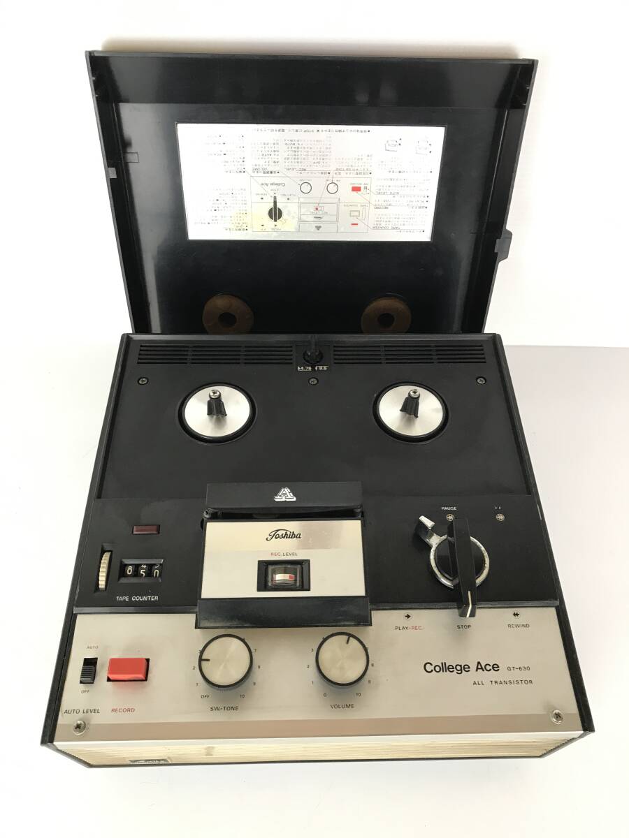 TOSHIBA 東芝 テープレコーダー オープンリール College Ace GT TOSHIBA 東芝 テープレコーダー オープンリール College Ace GT