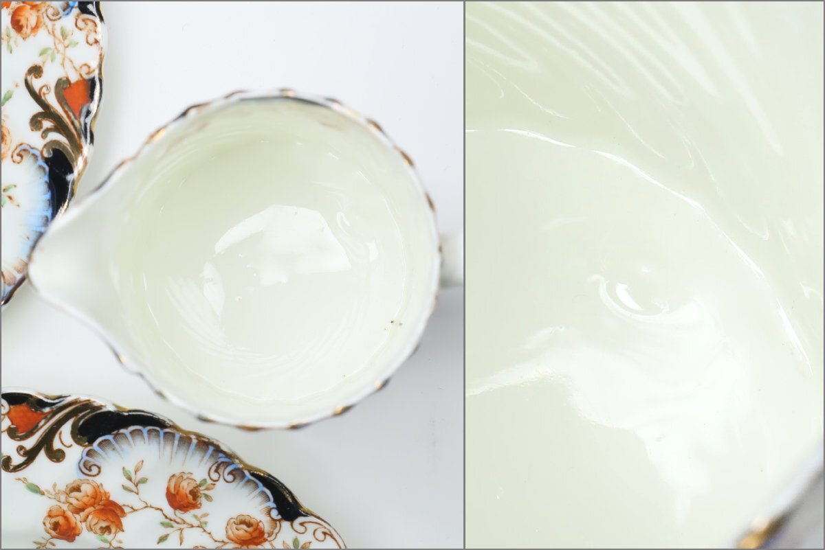 エインズレイ 花文 プレート クリーマー /アンティーク AYNSLEY ケーキ皿