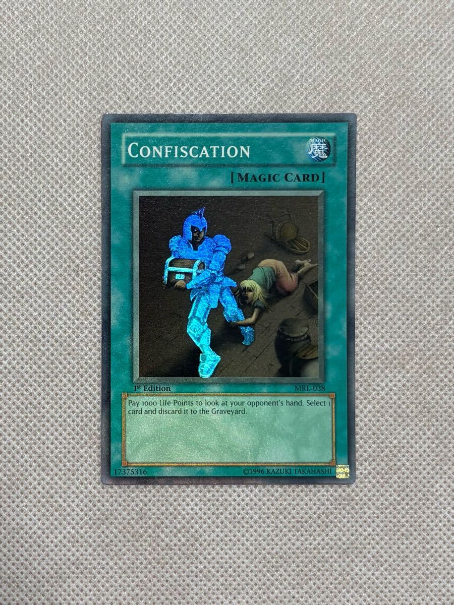 遊戯王 北米版 英語 押収 holo bleed faded MRL-038 1st edition 遊戯王 北米版 英語 押収 holo bleed faded MRL-038 1st edition