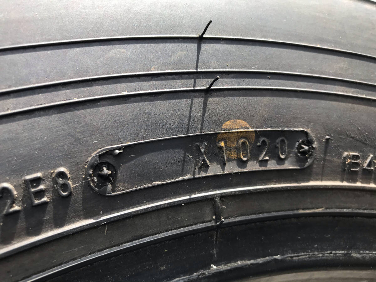 【M】 中古  205/70R17.5  SPLT50  ダンロップ  2020年  6本セット 小型トラック 夏 _画像9