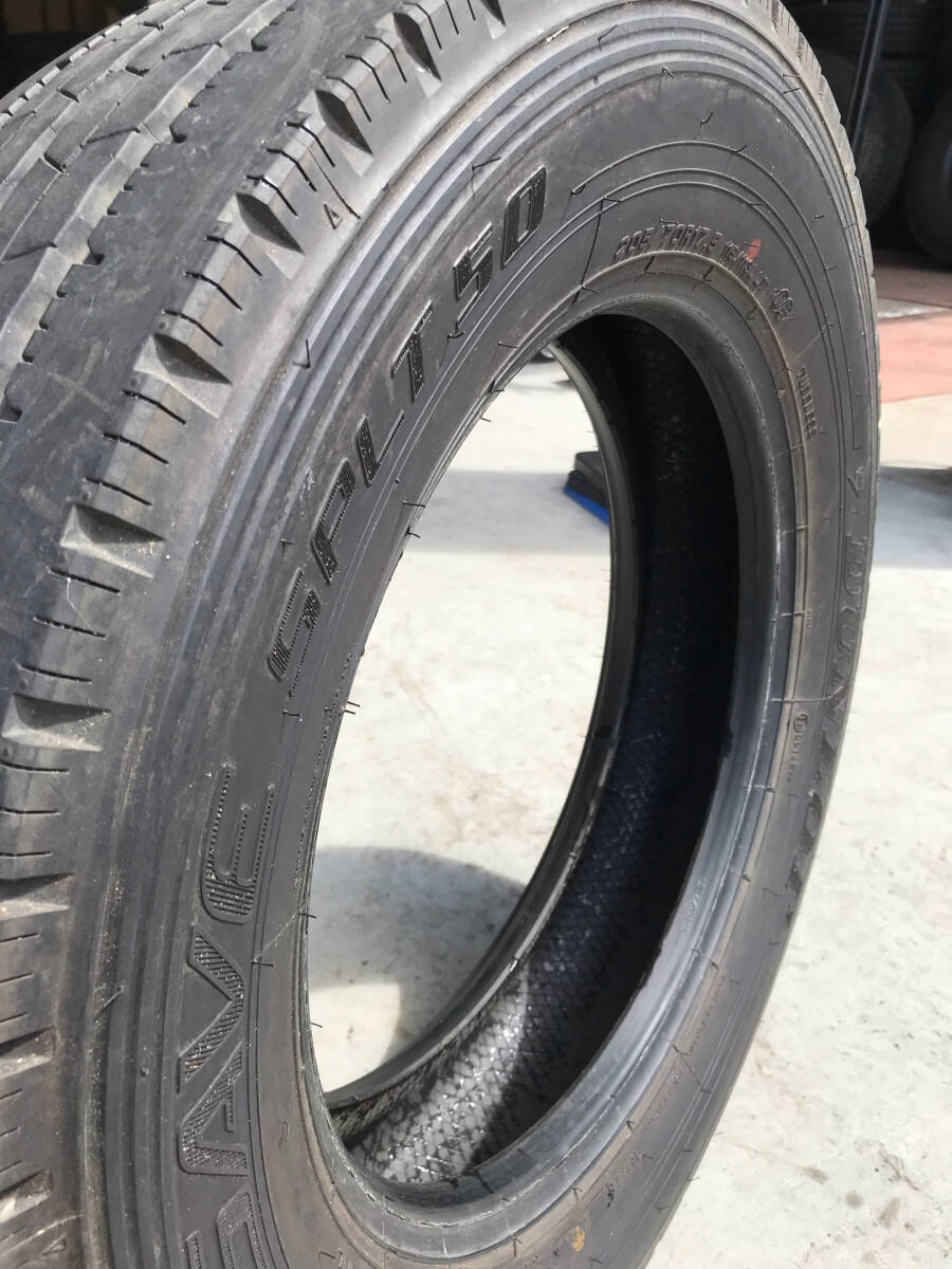 【M】 中古  205/70R17.5  SPLT50  ダンロップ  2020年  6本セット 小型トラック 夏 _画像7