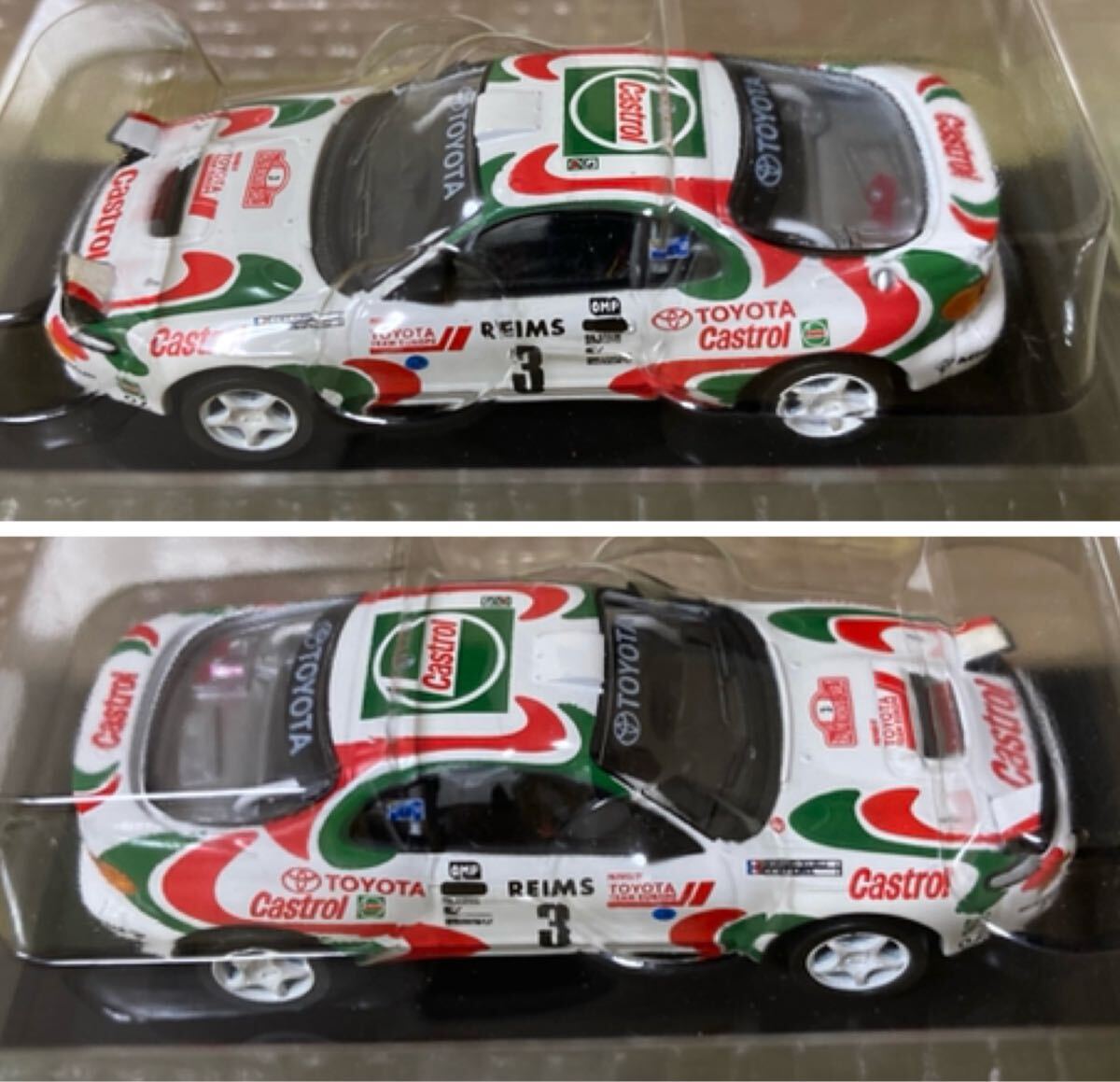 T6-42★CM's ラリーカーコレクション 1/64★トヨタ セリカ Celica GT-FOUR 1993 モンテカルロ #3★カストロール Castrol★シーエムズ WRC