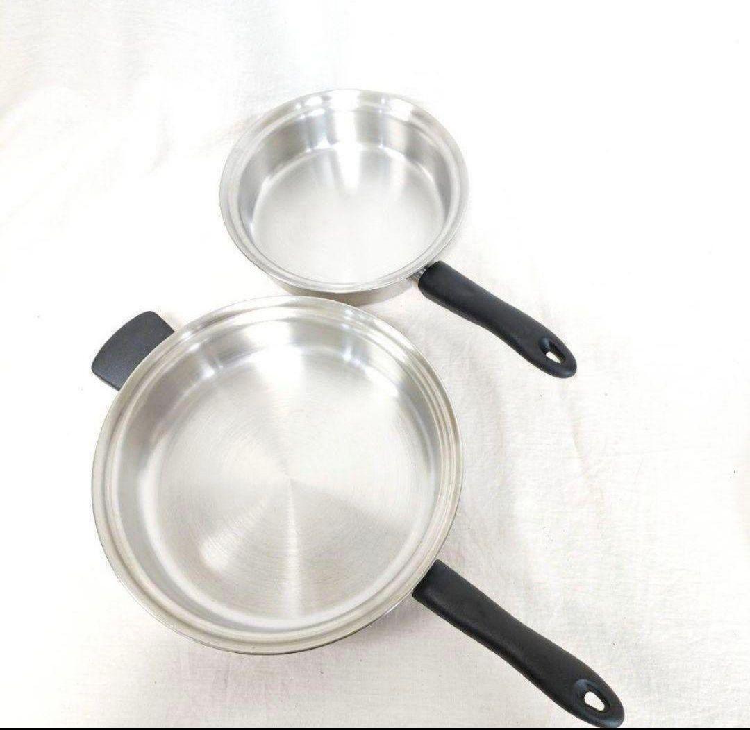 新品2024年製 Amway アムウェイ 大フライパン 中フライパン IH 新品2024年製 Amway アムウェイ 大フライパン 中フライパン IH
