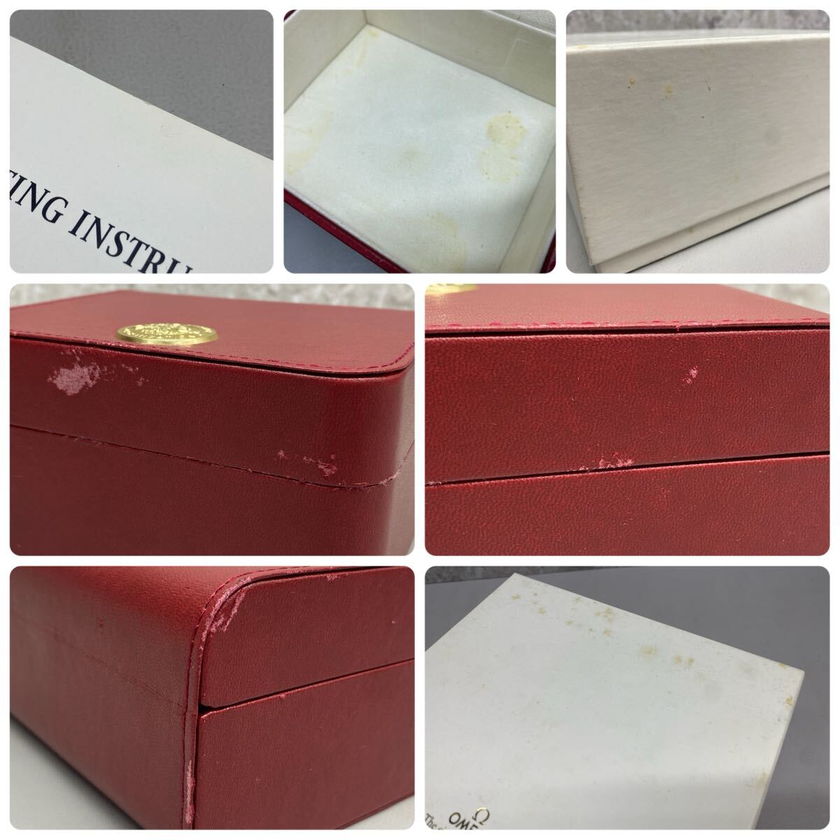 Y□ OMEGA オメガ 腕時計 ケース 空箱 説明書 外箱 レッド 赤 Y□ OMEGA オメガ 腕時計 ケース 空箱 説明書 外箱 レッド 赤