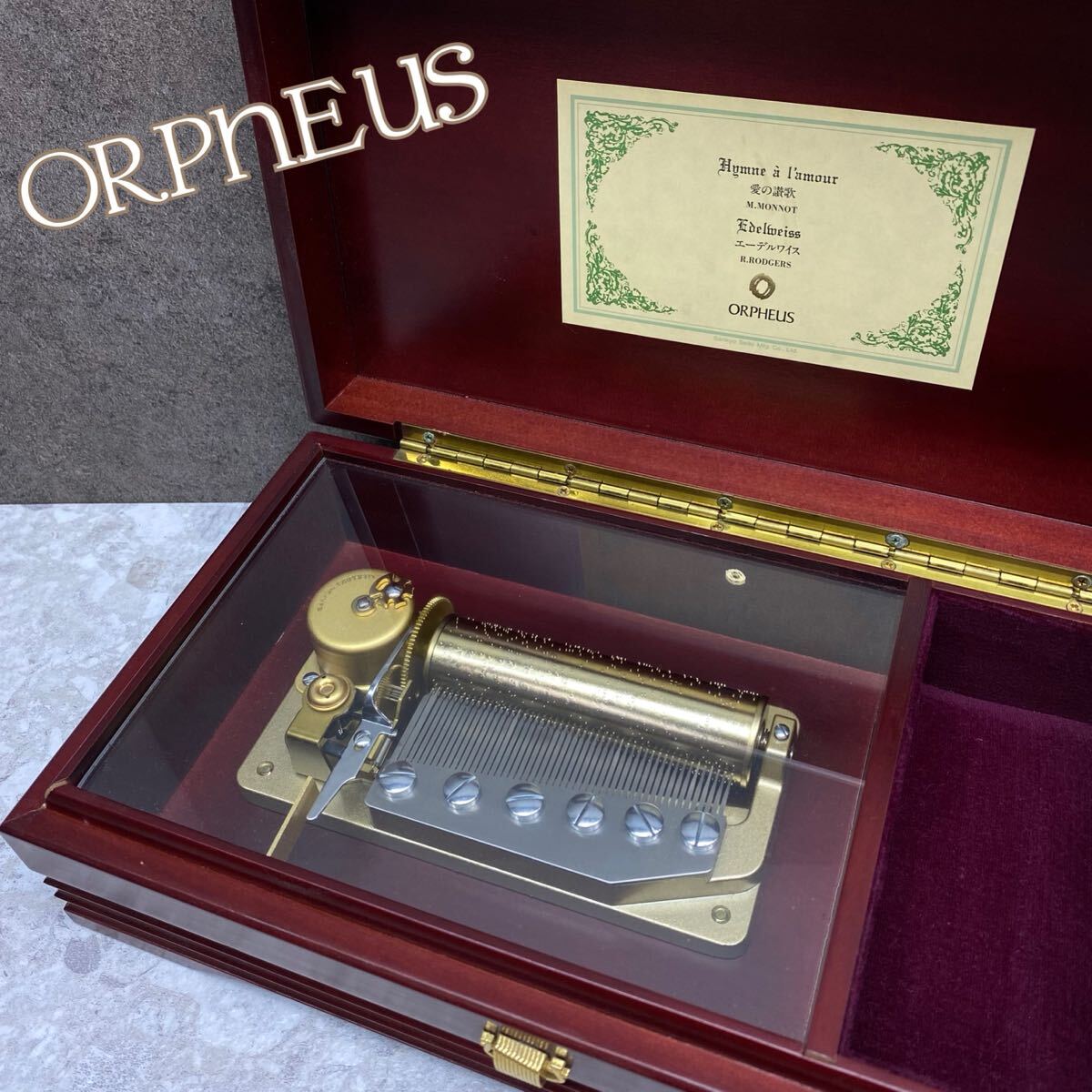 Y□ Sankyo ORPHEUS サンキョー オルフェウス オルゴール DX116 Y□ Sankyo ORPHEUS サンキョー オルフェウス オルゴール DX116