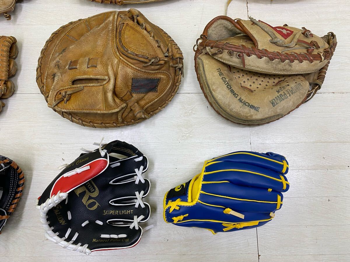 SU□ジャンク□ 野球用 グローブ/キャッチャーミット まとめて SU□ジャンク□ 野球用 グローブ/キャッチャーミット まとめて