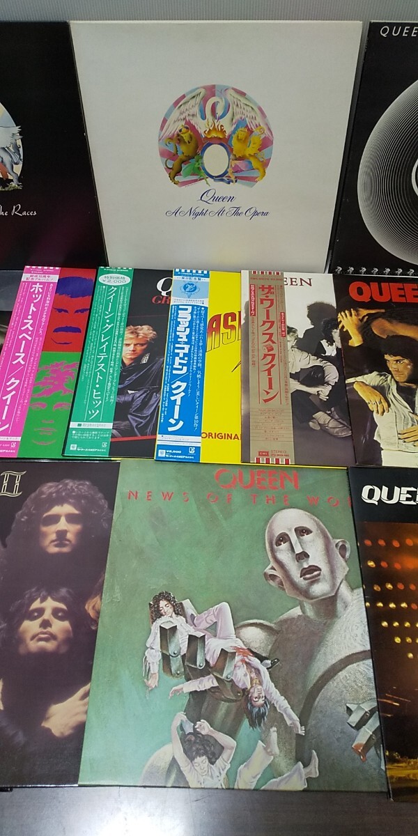 お歳暮 人気 オシャレ LPレコード】洋楽 QUEEN クイーン 13タイトル(14枚)セット 洋楽