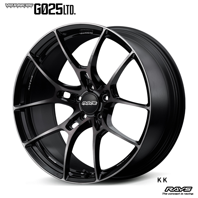 送料無料 レイズ VOLK RACING G025LTD (KK) 8.5J-20 +39 5H-120 RAYS (20インチ) 5H120 8.5J+39【1本単品 新品】