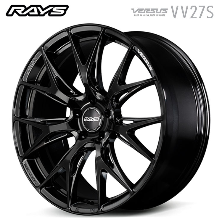 送料無料 レイズ VERSUS VV27S 8.5J-20 +45 5H-112 RAYS (20インチ) 5H112 8.5J+45【4本セット 新品】