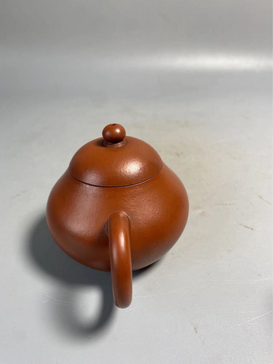 旧家蔵出 清時代 陶磁器 朱泥 紫泥 急須 中国唐物 時代物 茶壷 旧家蔵出 清時代 陶磁器 朱泥 紫泥 急須 中国唐物 時代物 茶壷