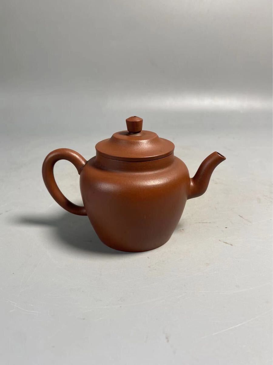 旧家蔵出 大清光緒年製 陶磁器 朱泥 紫泥 急須 中国唐物 時代物 旧家蔵出 大清光緒年製 陶磁器 朱泥 紫泥 急須 中国唐物 時代物