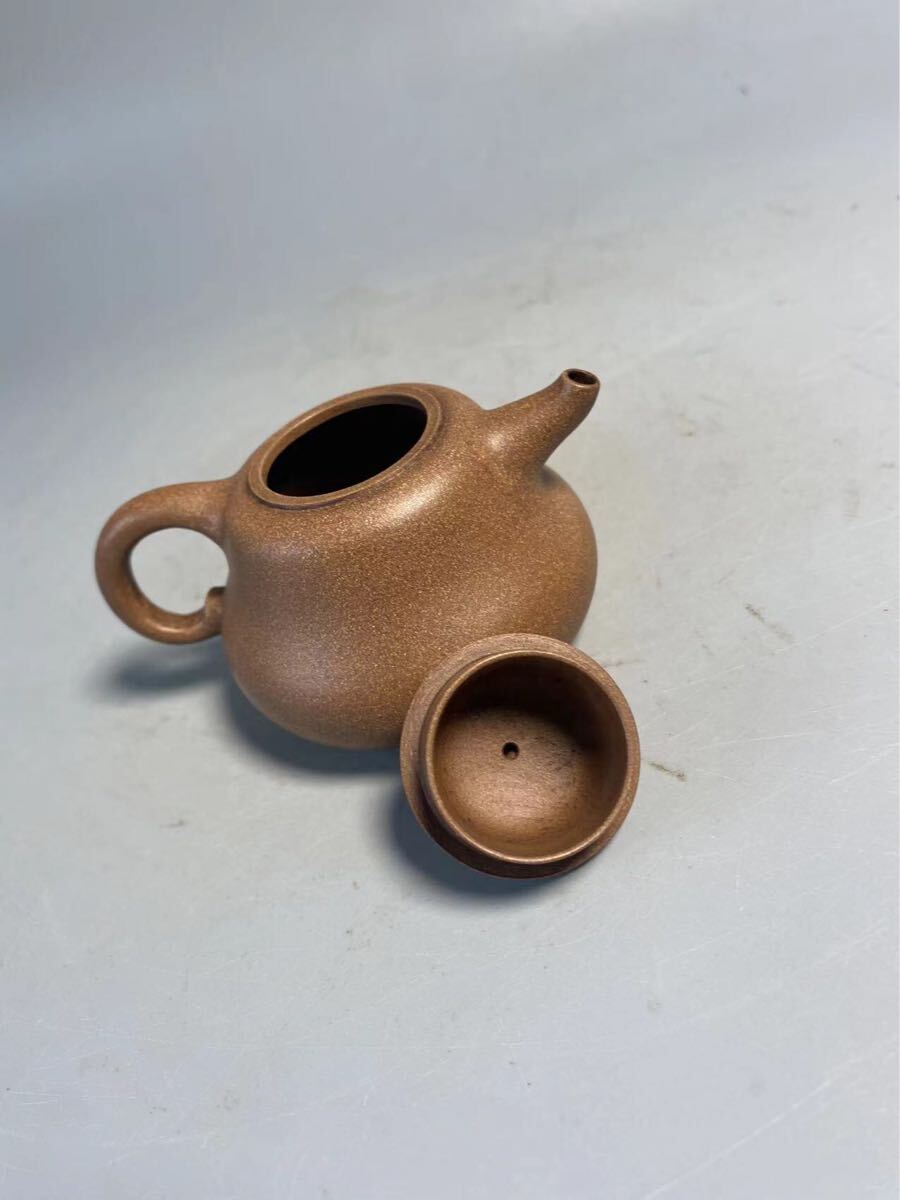 正式的 紫泥 朱泥 白泥 陶磁器 旧家蔵出 急須 煎茶道具 茶壷 時代物 施釉陶