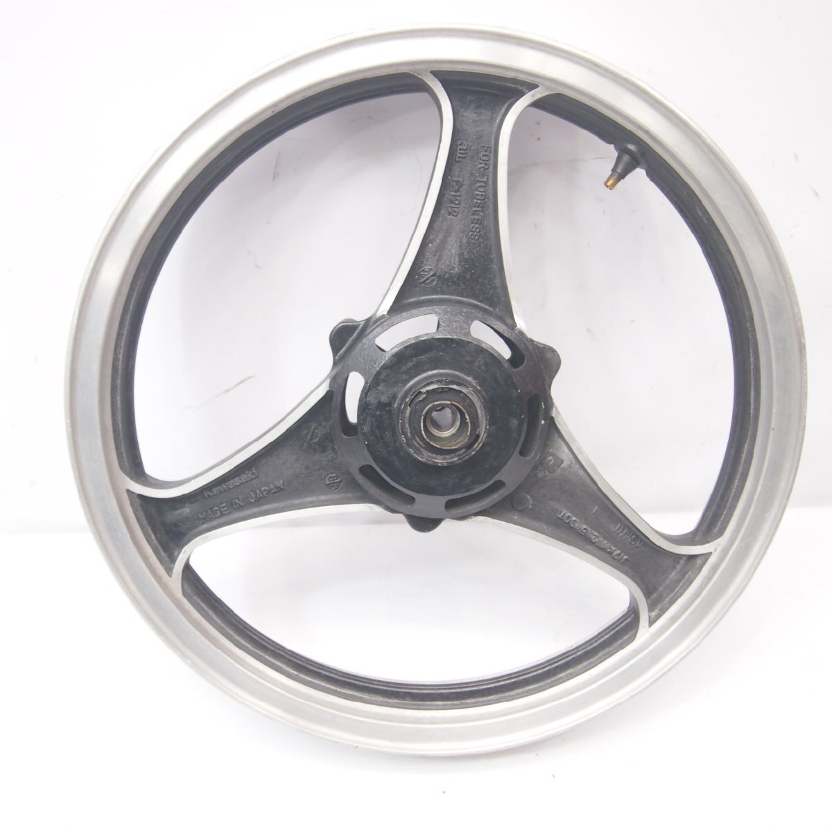 エリミネーター250純正フロントホイール ちょいヒット ウェイトでOK F-1212品番 17X2.15J EL250A