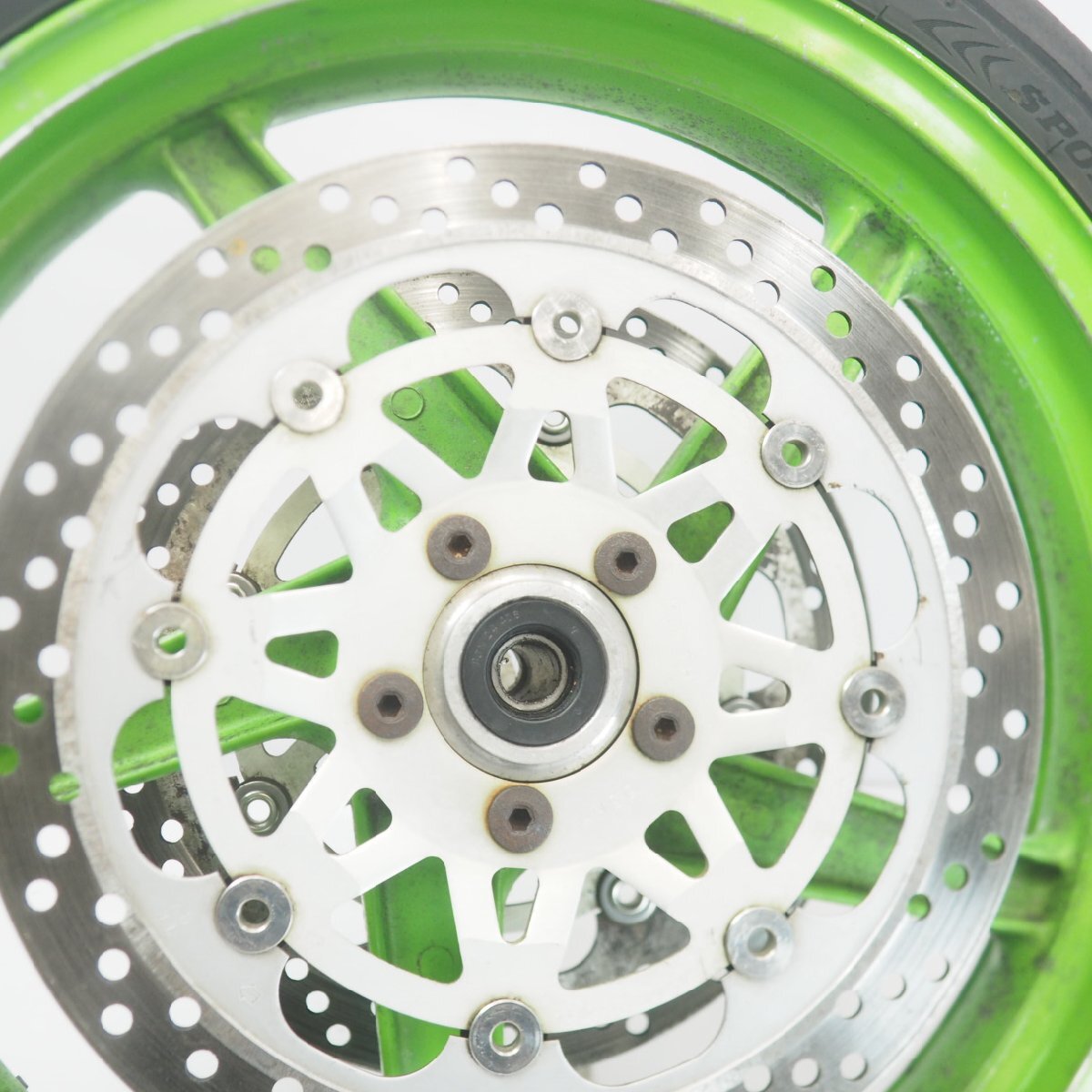 ZXR250 純正 フロントホイール ZX250A 89-90年 ディスク ZXR250 純正 フロントホイール ZX250A 89-90年 ディスク