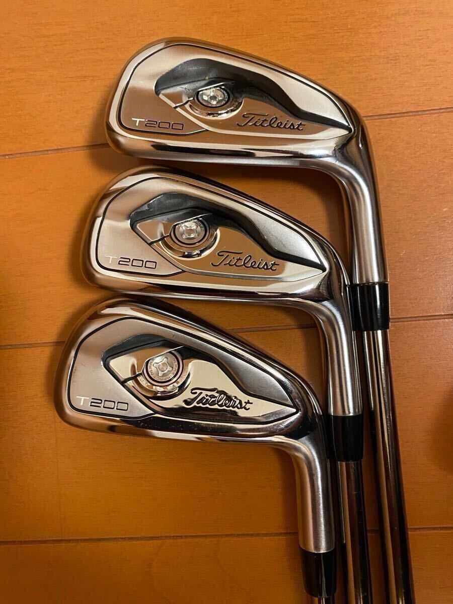 美品 Titleist T200 アイアン5〜P48度7本シャフトカスタム 美品 Titleist T200 アイアン5〜P48度7本シャフトカスタム