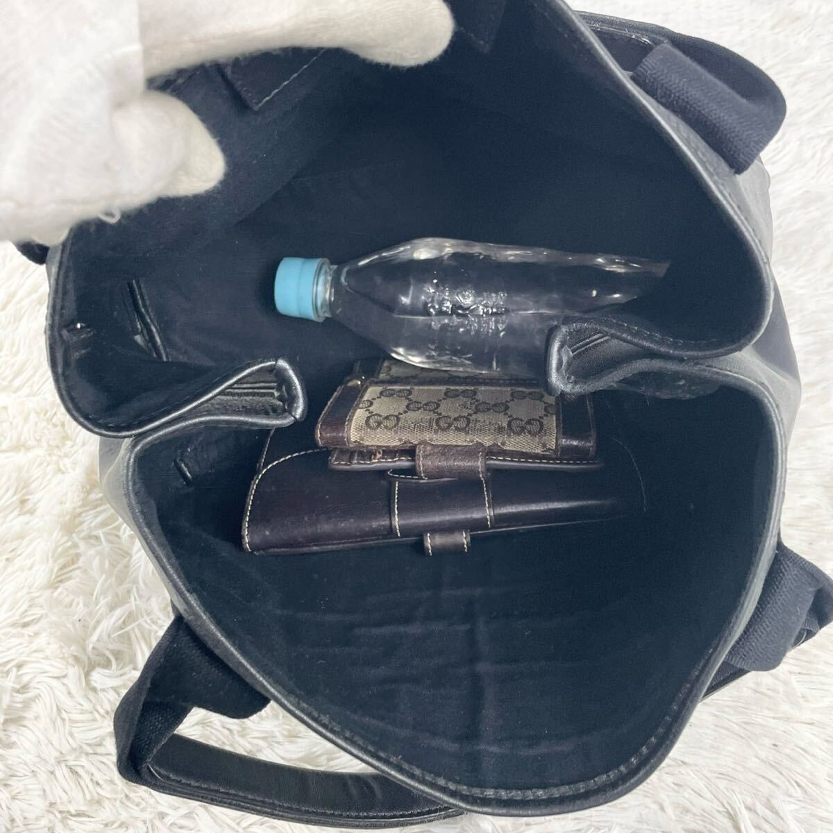 美品 BALENCIAGA バレンシアガ ネイビーカバス トートバッグ 美品 BALENCIAGA バレンシアガ ネイビーカバス トートバッグ