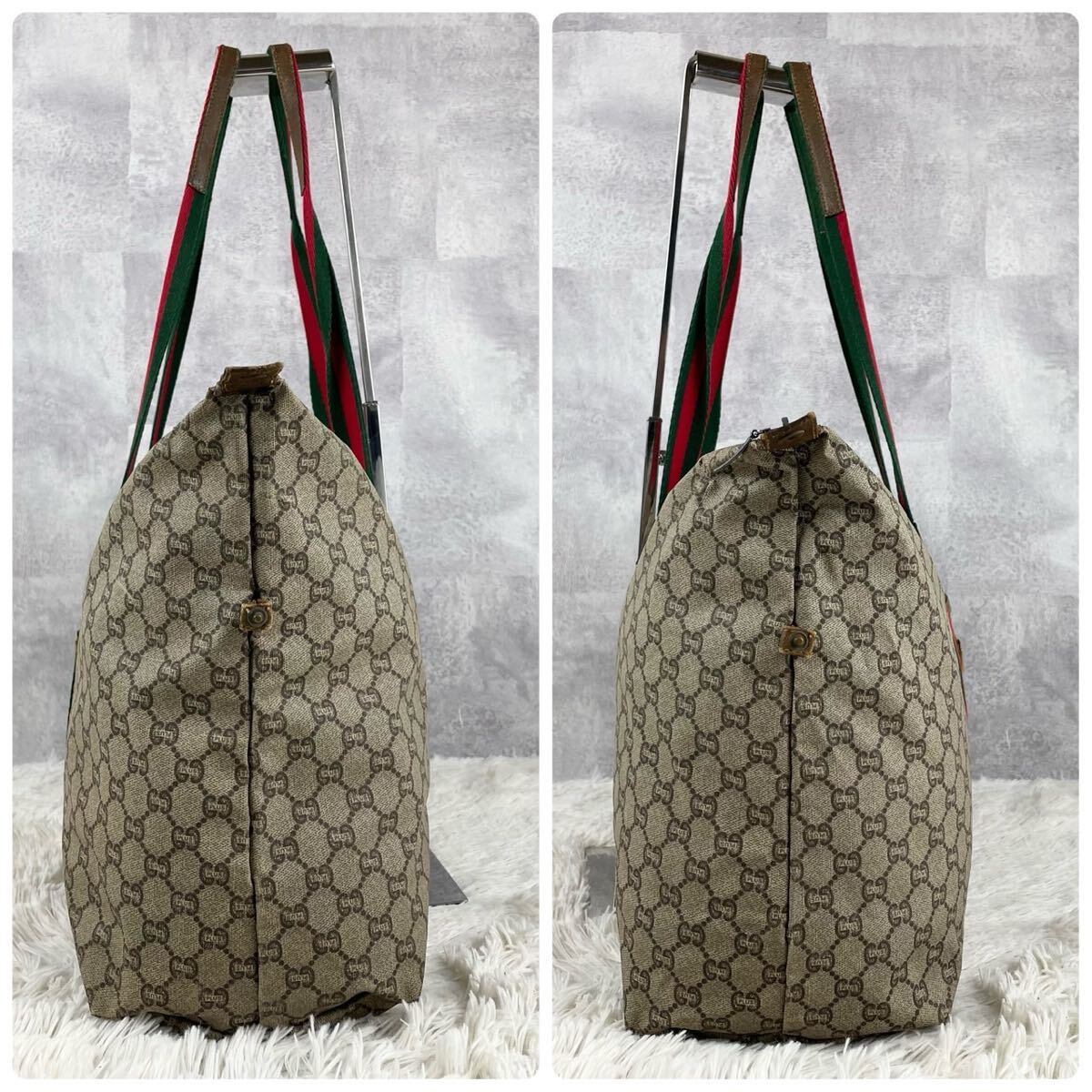 美品 OLD GUCCI オールド グッチ グッチプラス トートバッグ 美品 OLD GUCCI オールド グッチ グッチプラス トートバッグ