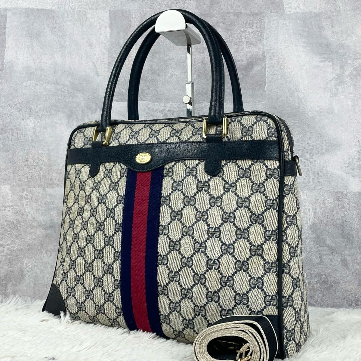 美品 OLD GUCCI オールドグッチ ボストンバッグ トート ハンド 美品 OLD GUCCI オールドグッチ ボストンバッグ トート ハンド