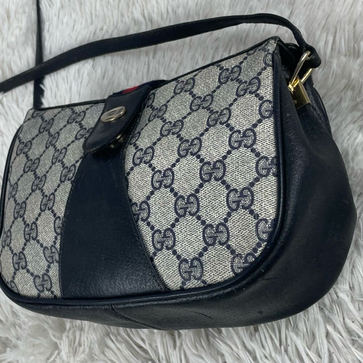 美品 OLD GUCCI オールドグッチ シェリーライン インター 美品 OLD GUCCI オールドグッチ シェリーライン インター