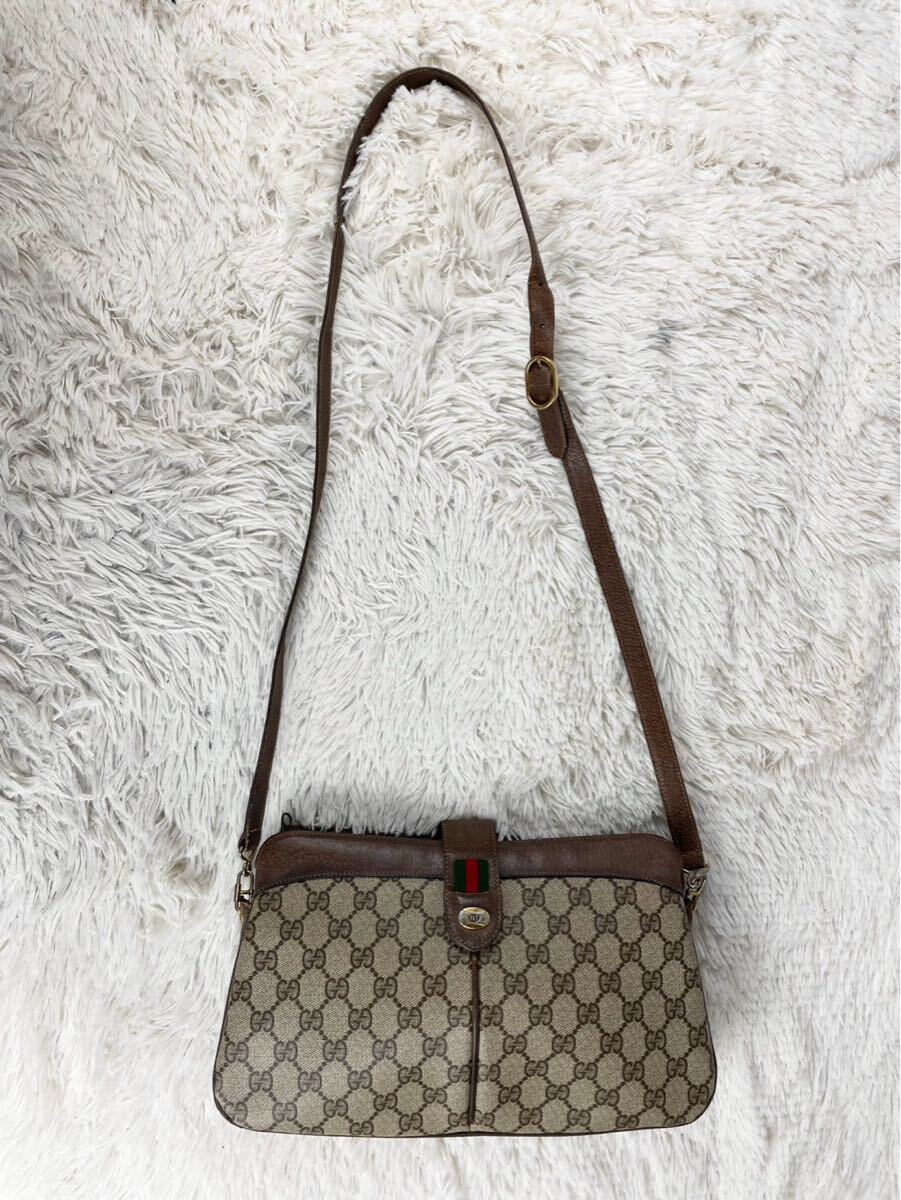 極美品 OLD GUCCI オールドグッチ シェリーライン インター 極美品 OLD GUCCI オールドグッチ シェリーライン インター