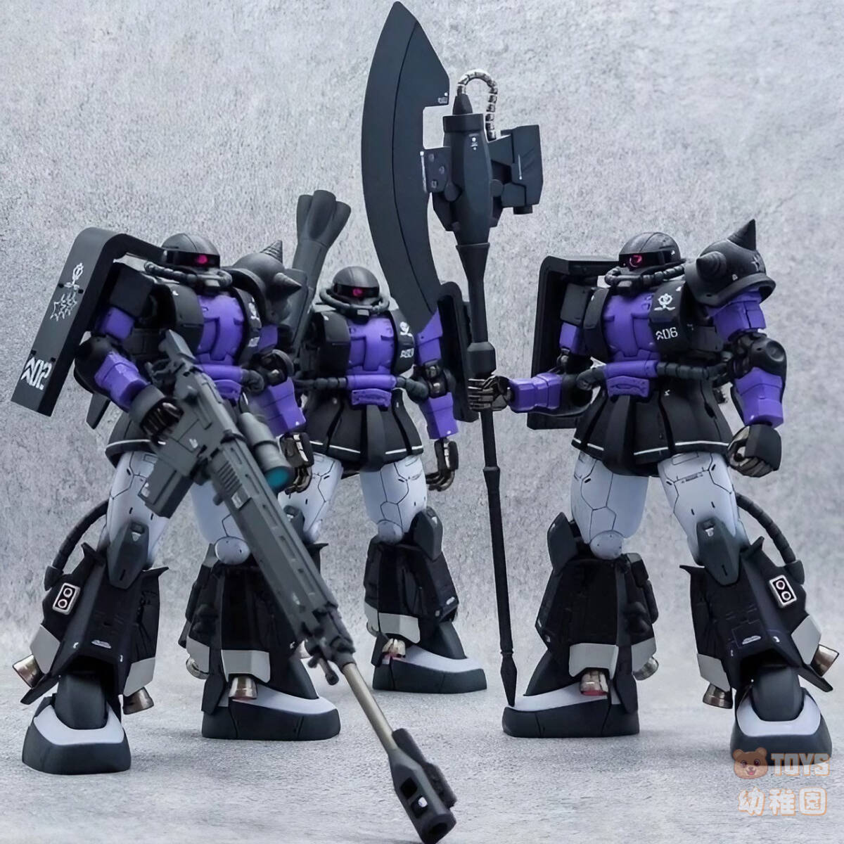 HG THE ORGIN ザク 黒い三連星 XD/星動】HG 1/144 THE ORIGIN ザク 黒い三連星 3体セット