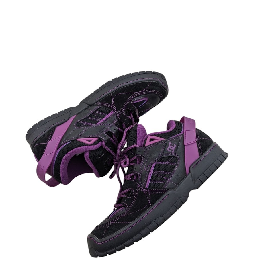 美品 DC SHOE ディーシーシューズ SPECTRE NEEDLES ニードルズ ニードルス ADYS100804 ブラック パープル サイズ 28