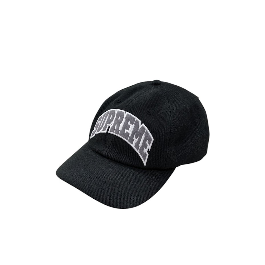 未使用品 SUPREME Supreme シュプリーム FELT ARC 6-PANEL CAP フェルトアークキャップ ブラック