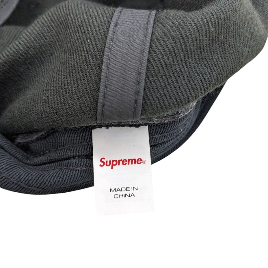 未使用品 SUPREME Supreme シュプリーム FELT ARC 6-PANEL CAP フェルトアークキャップ ブラック