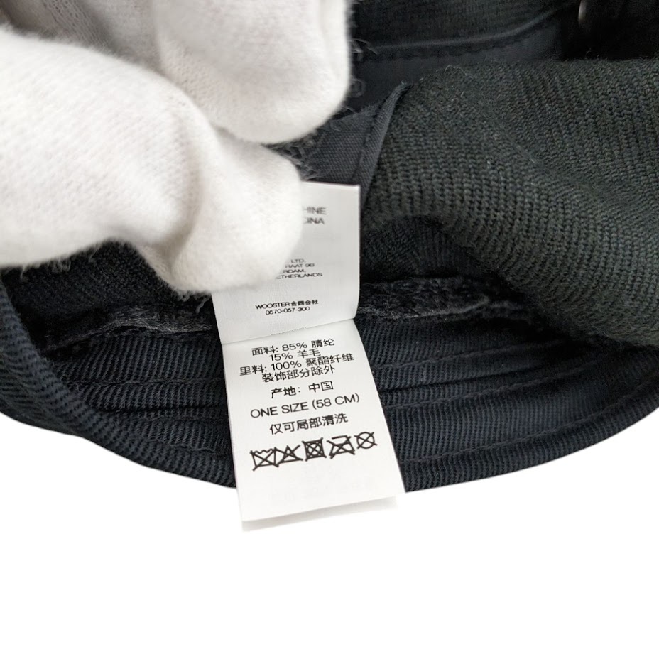 未使用品 SUPREME Supreme シュプリーム FELT ARC 6-PANEL CAP フェルトアークキャップ ブラック