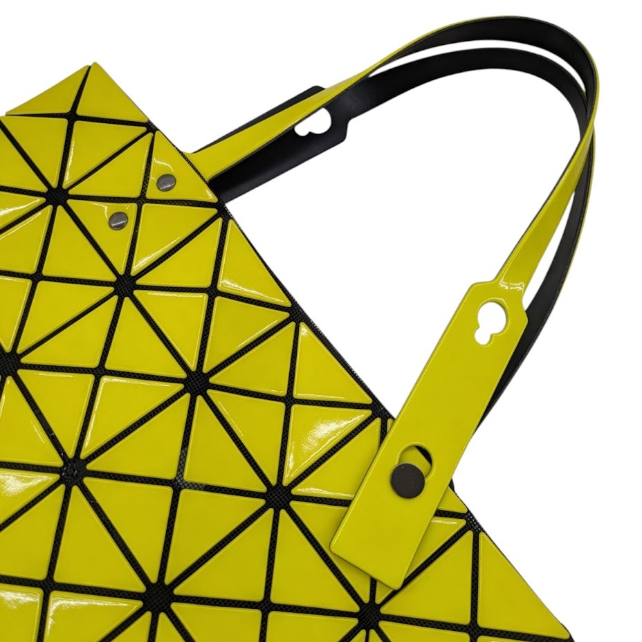 BAO BAO ISSEY MIYAKE イッセイ ミヤケ バオバオ ルーセント トートバッグ イエロー系 ポリ塩化ビニール BB53-AG413