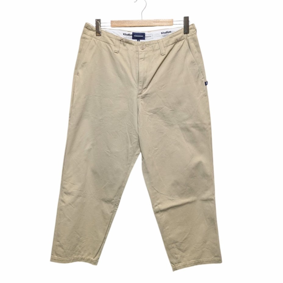 DESCENDANT ORGANIC COTTON TWILL TR ディセンダント コットン ツイルパンツ 241CPDS-PTM02 ベージュ系 サイズ 3