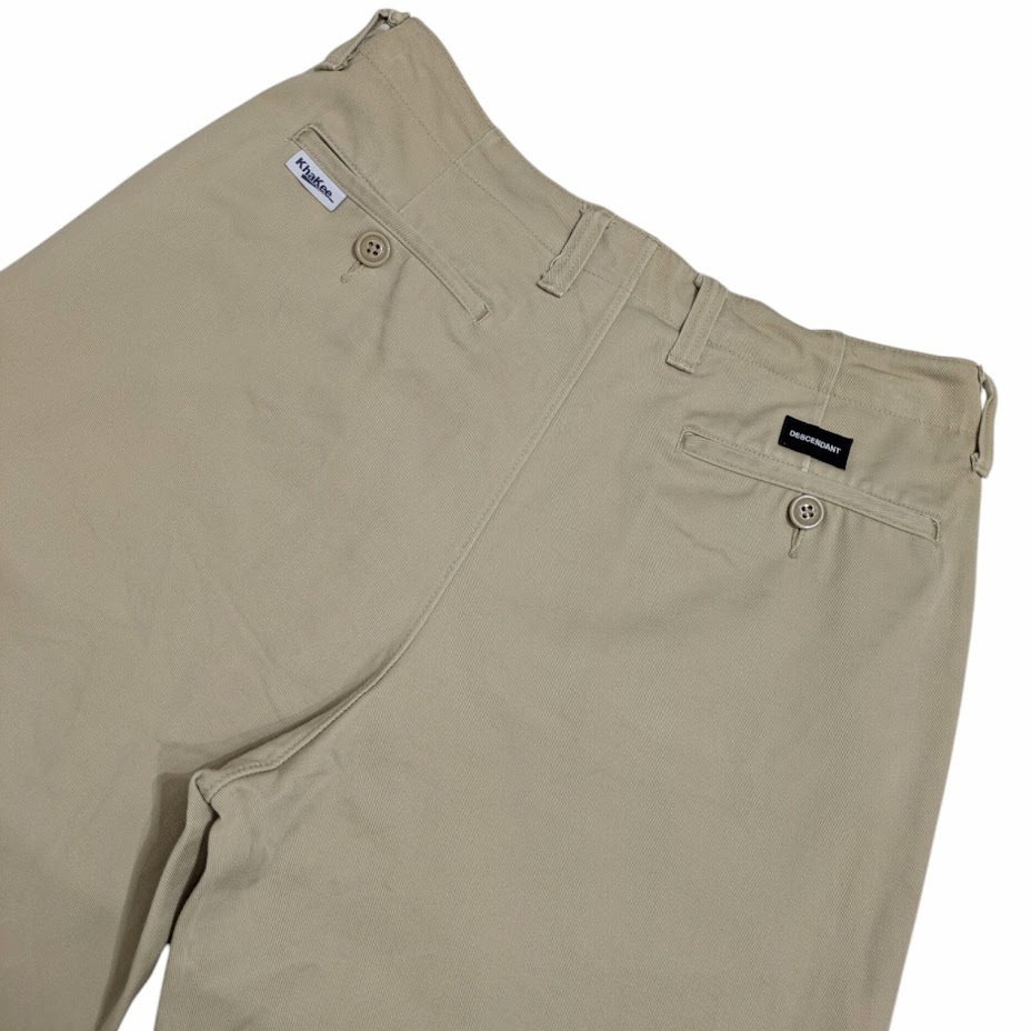 DESCENDANT ORGANIC COTTON TWILL TR ディセンダント コットン ツイルパンツ 241CPDS-PTM02 ベージュ系 サイズ 3