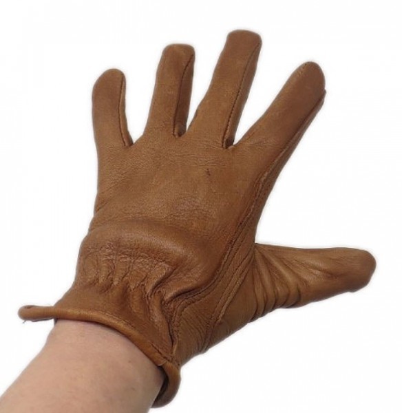送料無(wú)料★ NAPA GLOVES ナパ 鹿革 ディア グローブ プレーン 815BRN-L ブラウン 茶 バイカー 舊車 ベストセラーグローブ 柔らかい