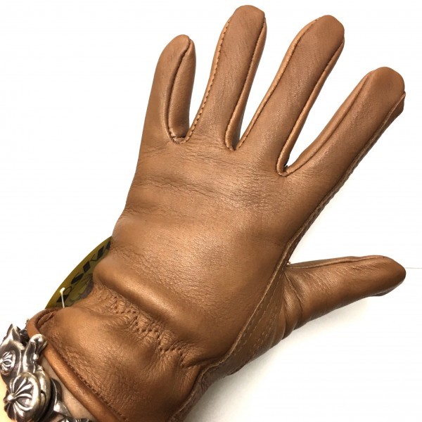 送料無(wú)料★ NAPA GLOVES ナパ 鹿革 ディア グローブ プレーン 815BRN-L ブラウン 茶 バイカー 舊車 ベストセラーグローブ 柔らかい
