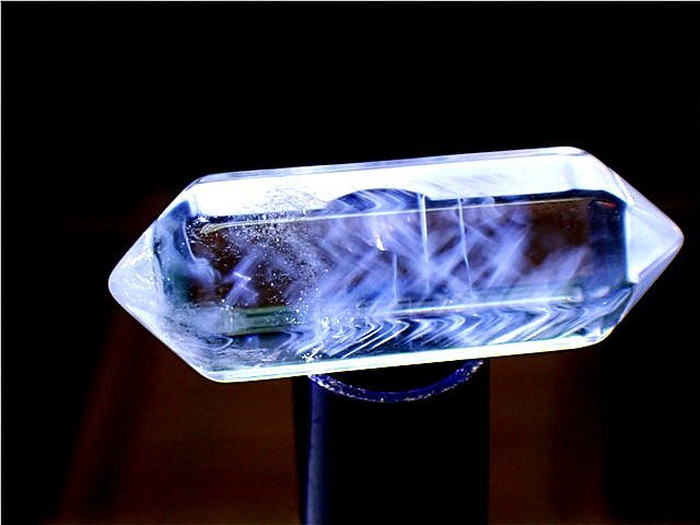 AAA級☆天然(藍針入り) ハーキマーダイヤモンド水晶六角柱183B2 AAA級☆天然(藍針入り) ハーキマーダイヤモンド水晶六角柱183B2